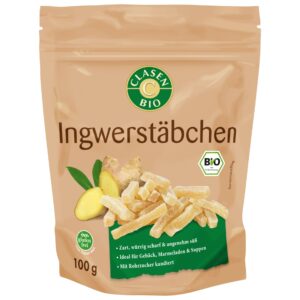 Clasen Bio Ingwerstäbchen 100g
