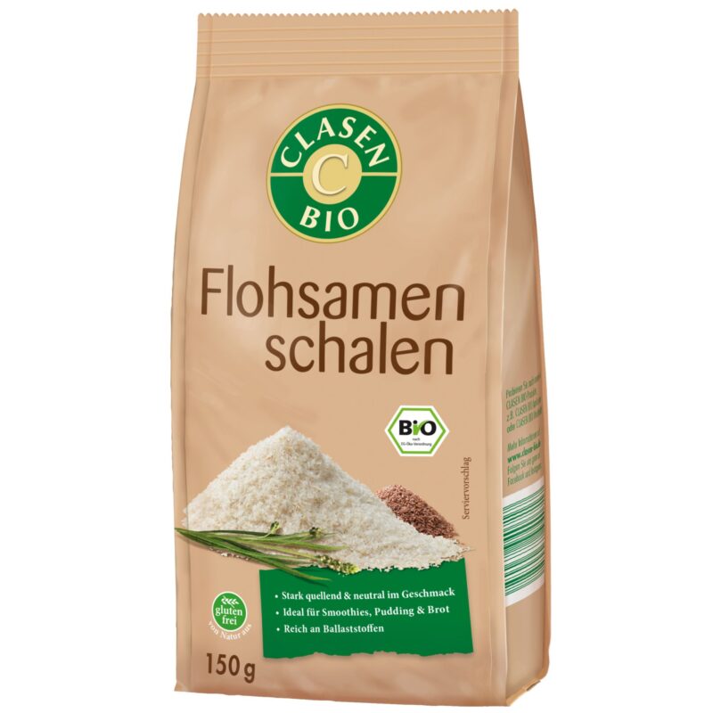 Clasen Bio Flohsamenschalen 150g