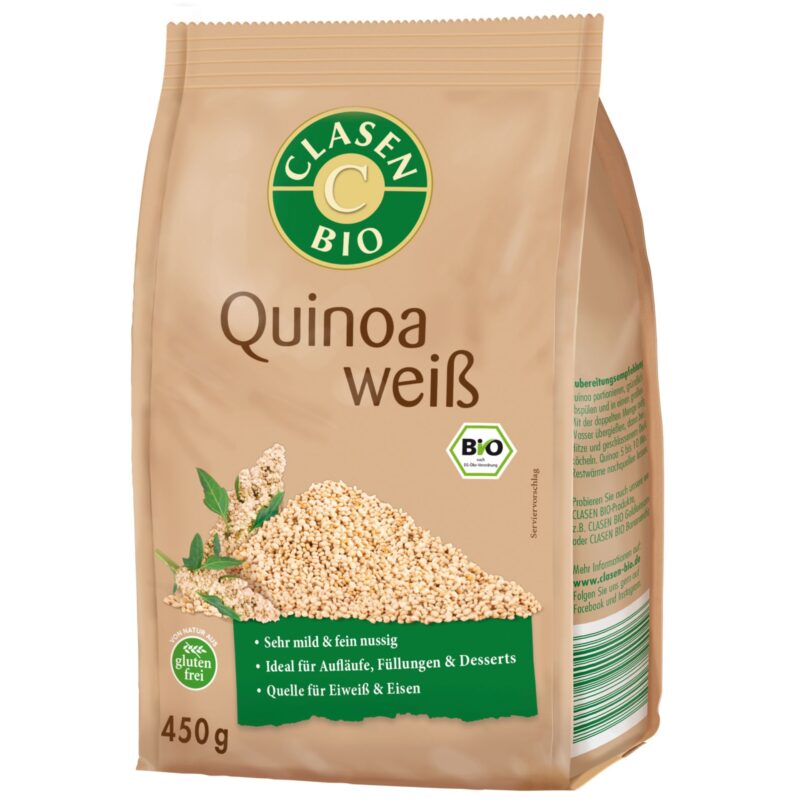 Clasen Bio Weißer Quinoa 450g