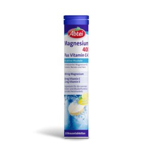 Abtei Magnesium 400 Plus Vitamin C+E (15 Brausetabletten) 81g