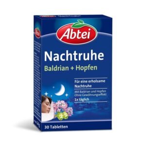 Abtei Nachtruhe Baldrian und Hopfen (30 Tabletten) 13,7g