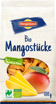MorgenLand Bio Mangostücke 100g