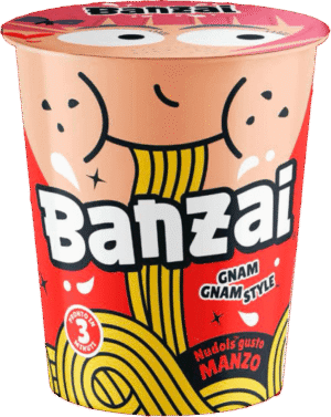 Banzai Fertignudel mit Rindfleisch 67g