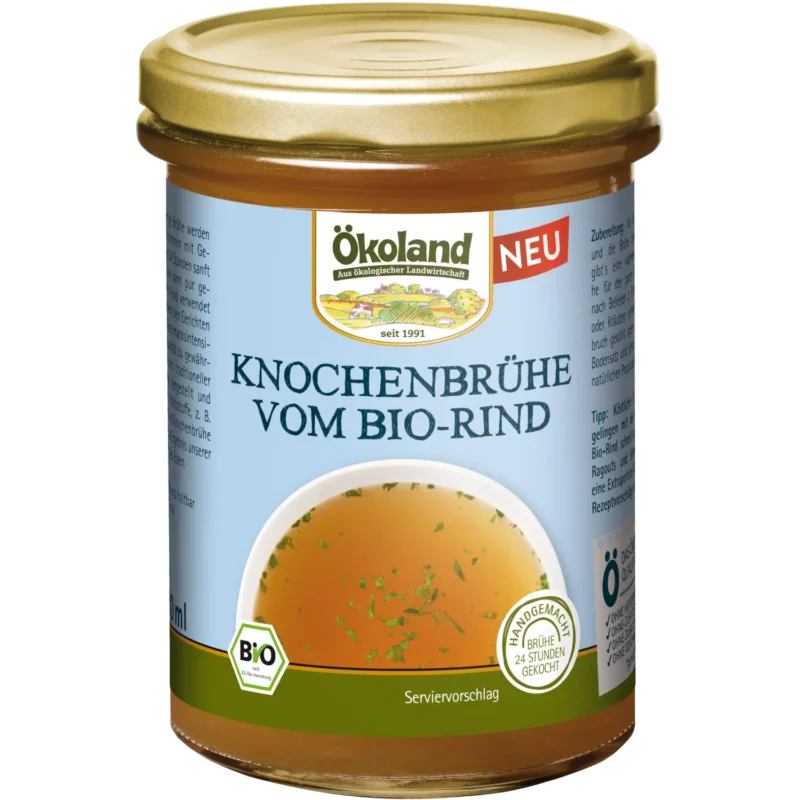 Ökoland Bio Knochenbrühe vom Bio-Rind 380ml