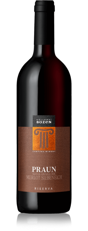 Kellerei Bozen Merlot Siebeneich Riserva Praun 0,75l