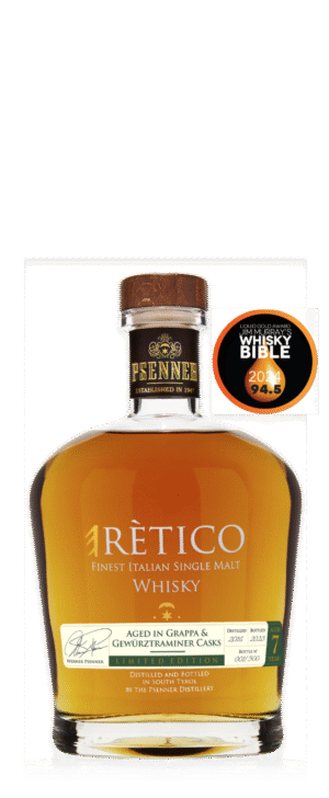 Brennerei Psenner Whisky eRético Single Malte Gewürztraminer 7 Jahre 0,7l