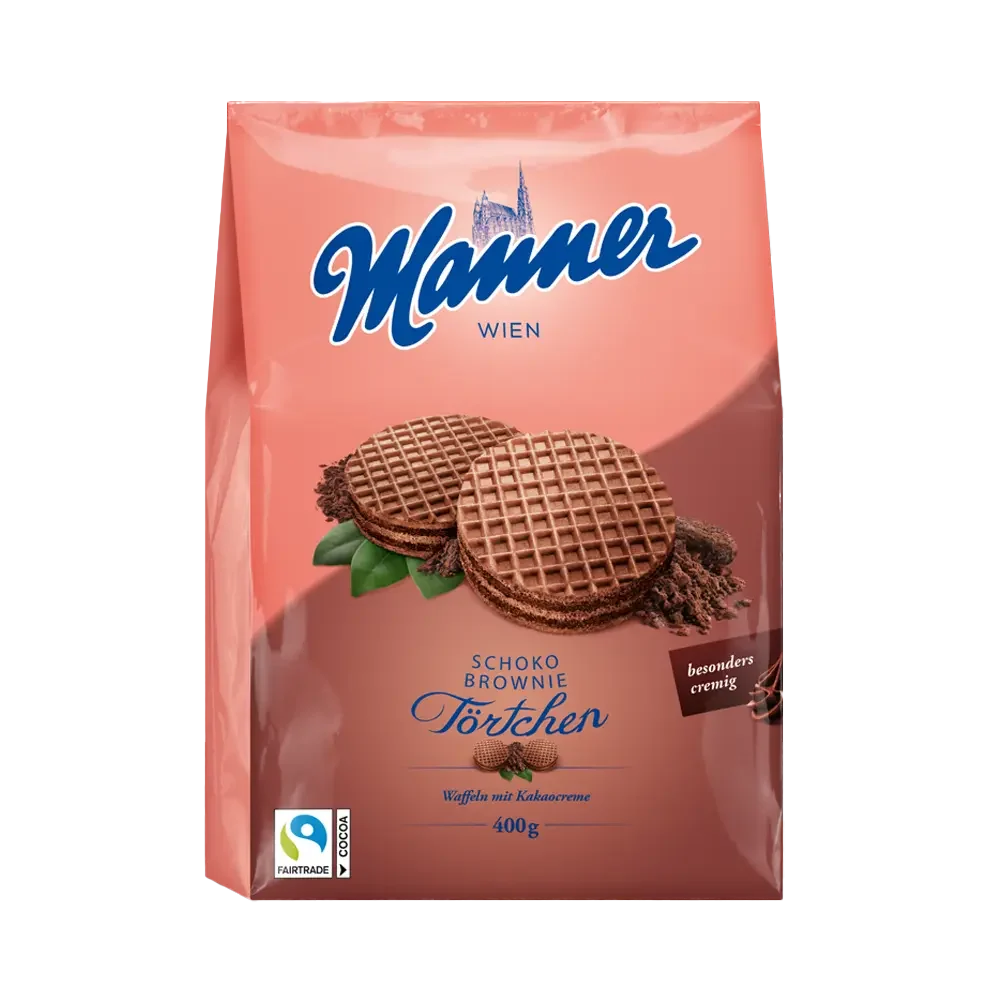 Manner Schoko Brownie Törtchen 400g