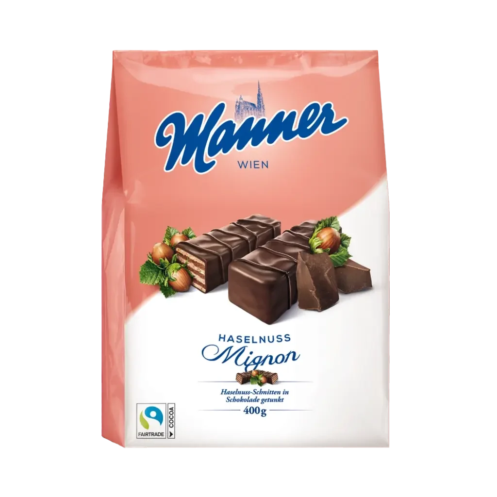 Manner Haselnuss Mignon 400g