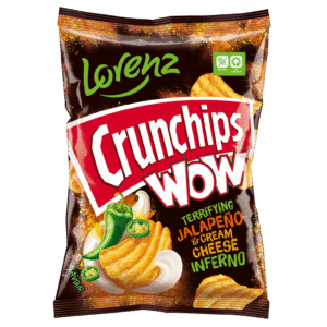 Lorenz Crunchips Wow Jalapeno Frischkäse 110g