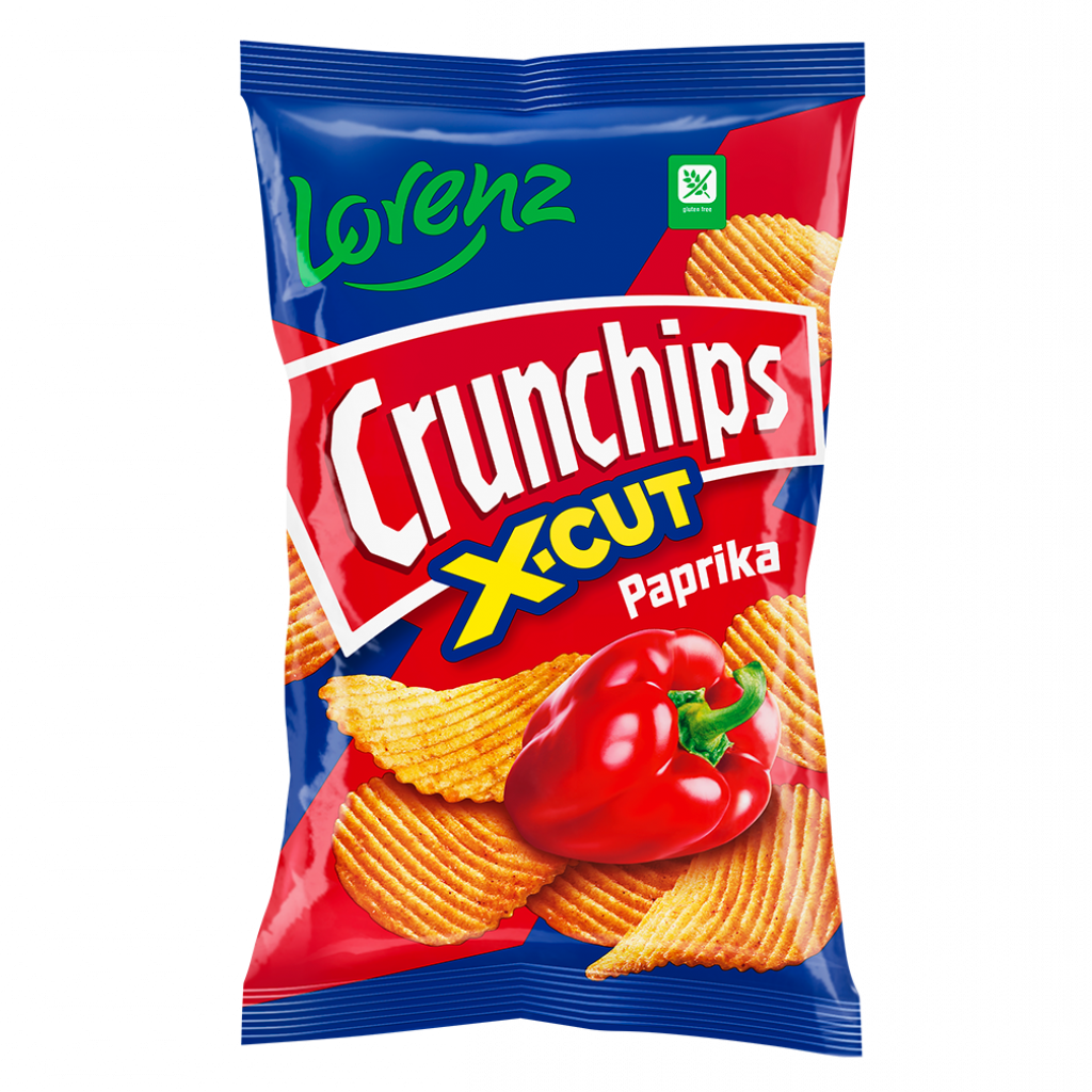 Lorenz Crunchips X-Cut Paprika 130g