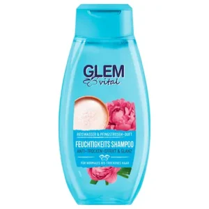 Schwarzkopf GLEM vital Feuchtigkeitsshampoo mit Reiswasser und Pfingstrosenduft 350ml