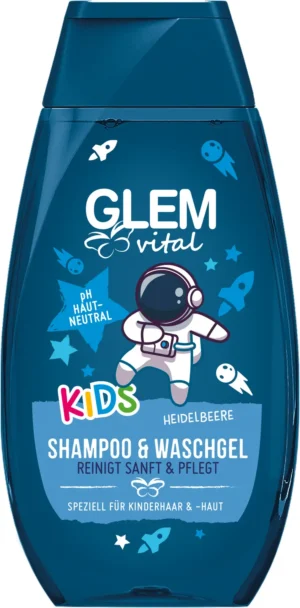 Schwarzkopf GLEM vital Kids Shampoo und Waschgel Heidelbeere 250ml