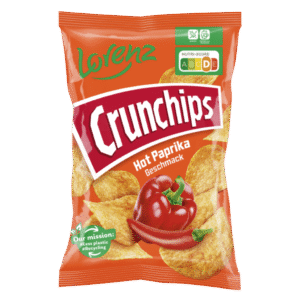 Lorenz Crunchips Hot Paprika 150g