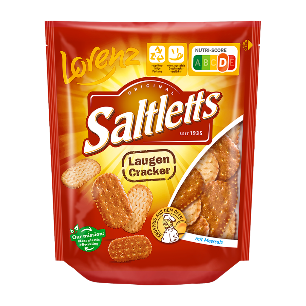 Lorenz Saltletts Laugen Cracker 150g