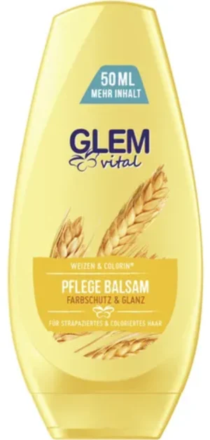 Schwarzkopf GLEM vital Pflegebalsam mit Weizen und Colorin 250ml