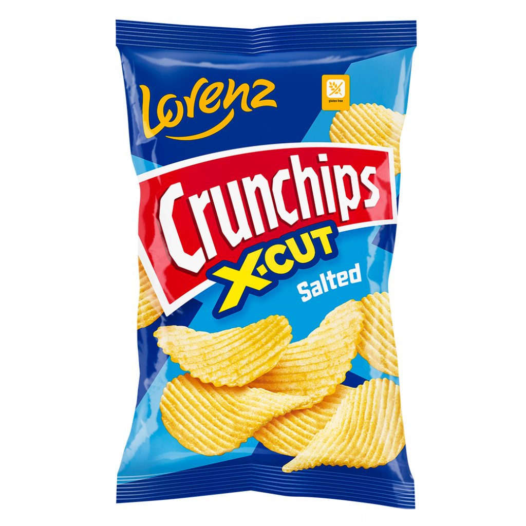 Lorenz Crunchips X-Cut Salted 130g
