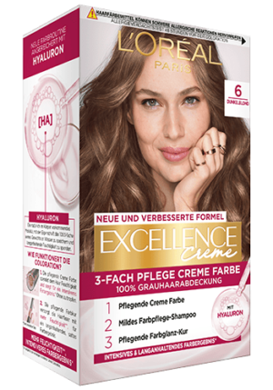 L´ORÉAL Paris Excellence Creme Haarfarbe Dunkelblond Nr.6