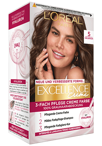 L´ORÉAL Paris Excellence Creme Haarfarbe Hell Braun Nr.5