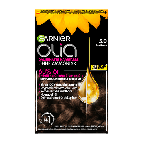 GARNIER Olia Haarfarbe Samtbraun Nr. 5.0