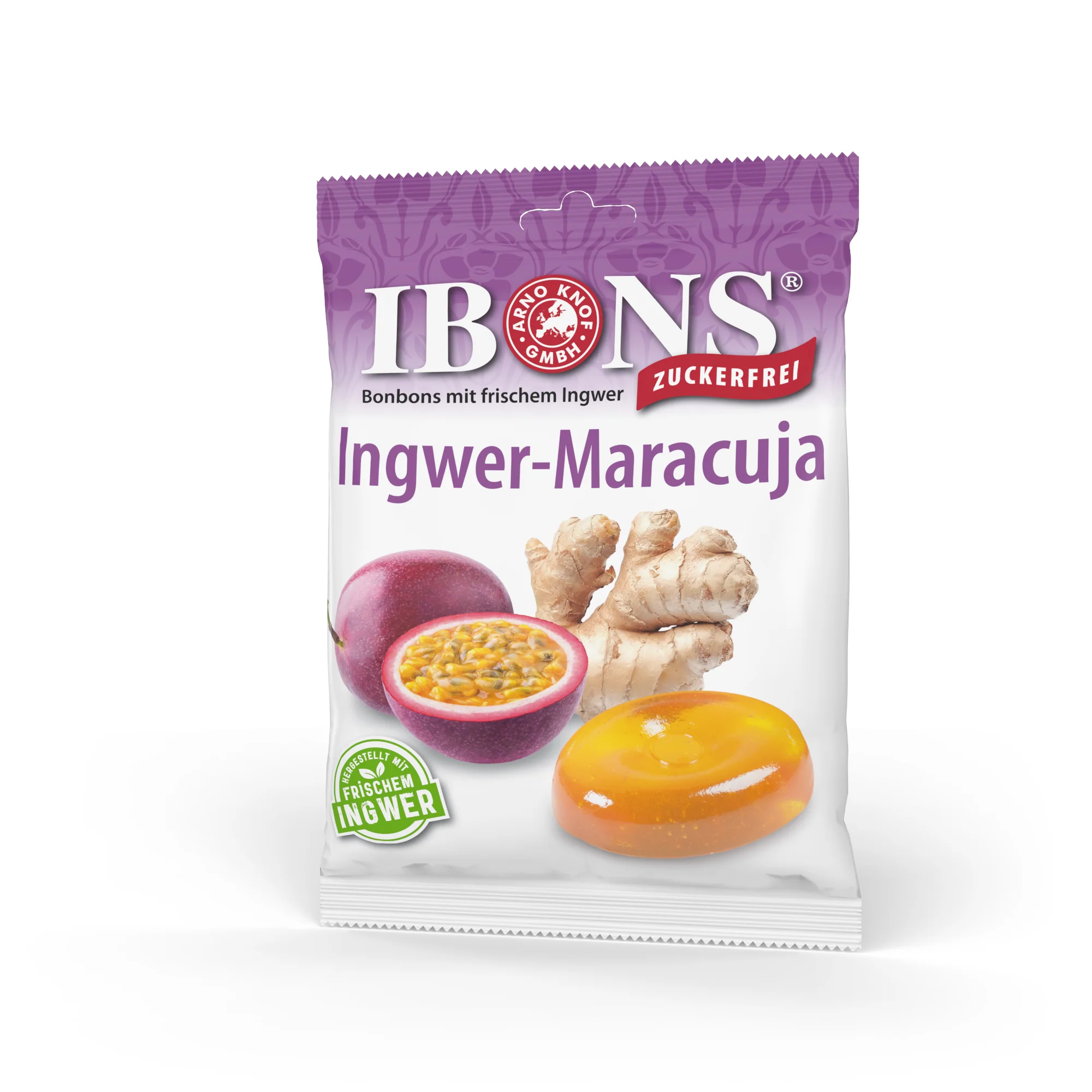 IBONS Bonbons Ingwer&Maracuja 75g