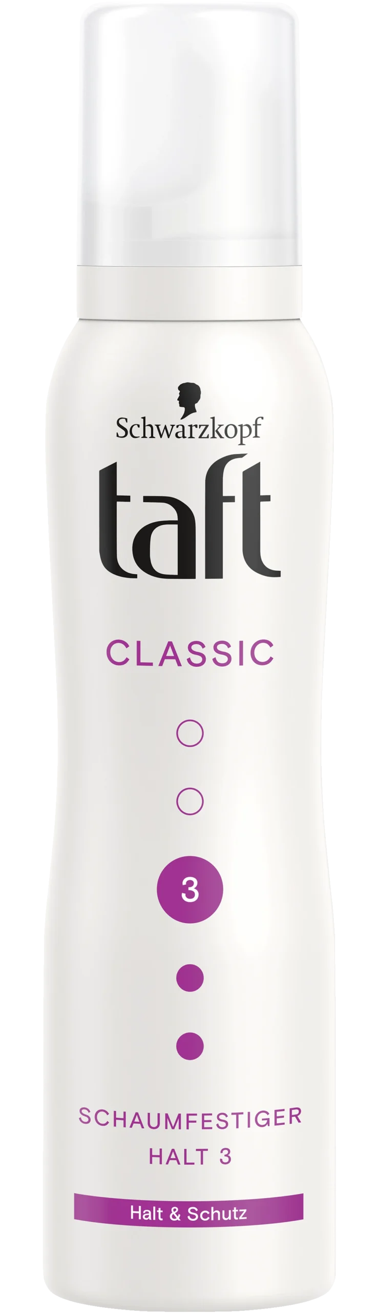 Schwarzkopf taft classic Halt 3 Schaumfestiger Halt und Schutz 150ml