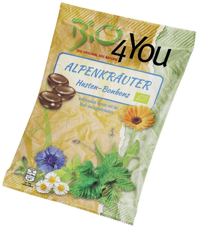 Bio4You Bonbons Alpenkräuter 75g