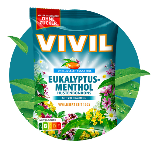 VIVIL Hustenbonbons Eukalyptus 60g