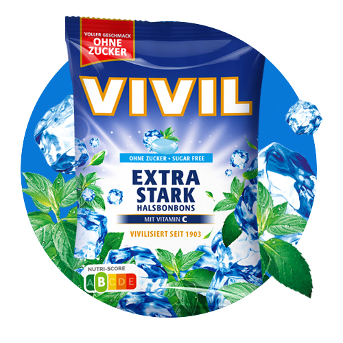 VIVIL Hustenbonbons Extra Stark 60g