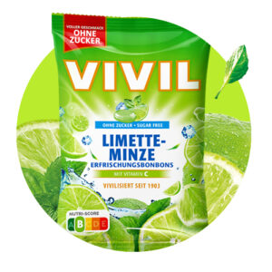 VIVIL Hustenbonbons Limetten&Minze 60g