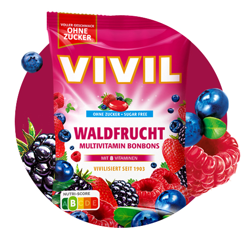 VIVIL Hustenbonbons Waldfrüchte 120g