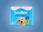 Scottex Toilettenpapier Pulito completo 4 Rollen
