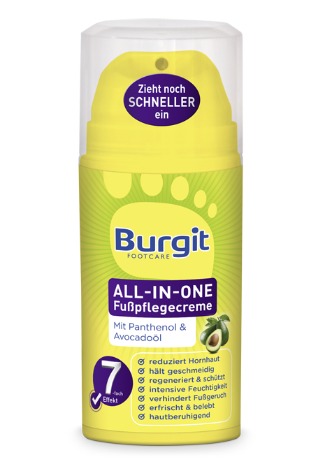Burgit All-In-One Fußpflegecreme 100ml