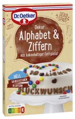 Dr. Oetker Alphabet&Ziffern 58g