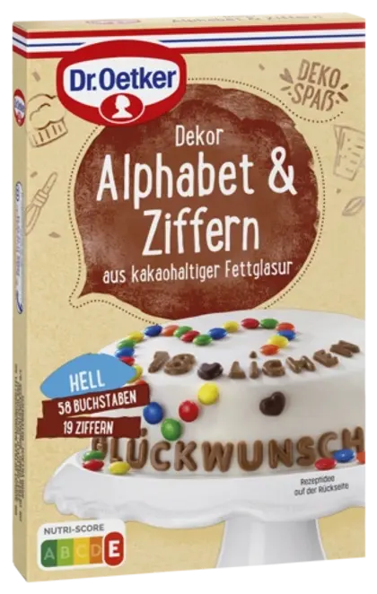 Dr. Oetker Alphabet&Ziffern 58g