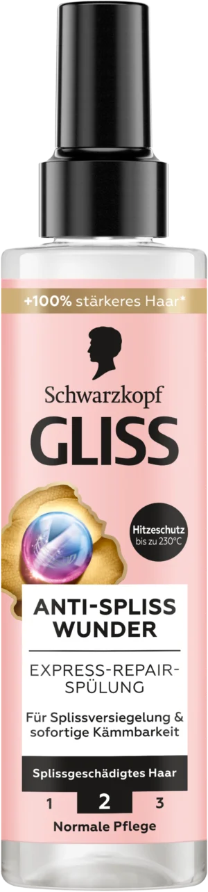 Schwarzkopf Gliss Anti-Spliss Wunder Express Repair Spülung 200ml