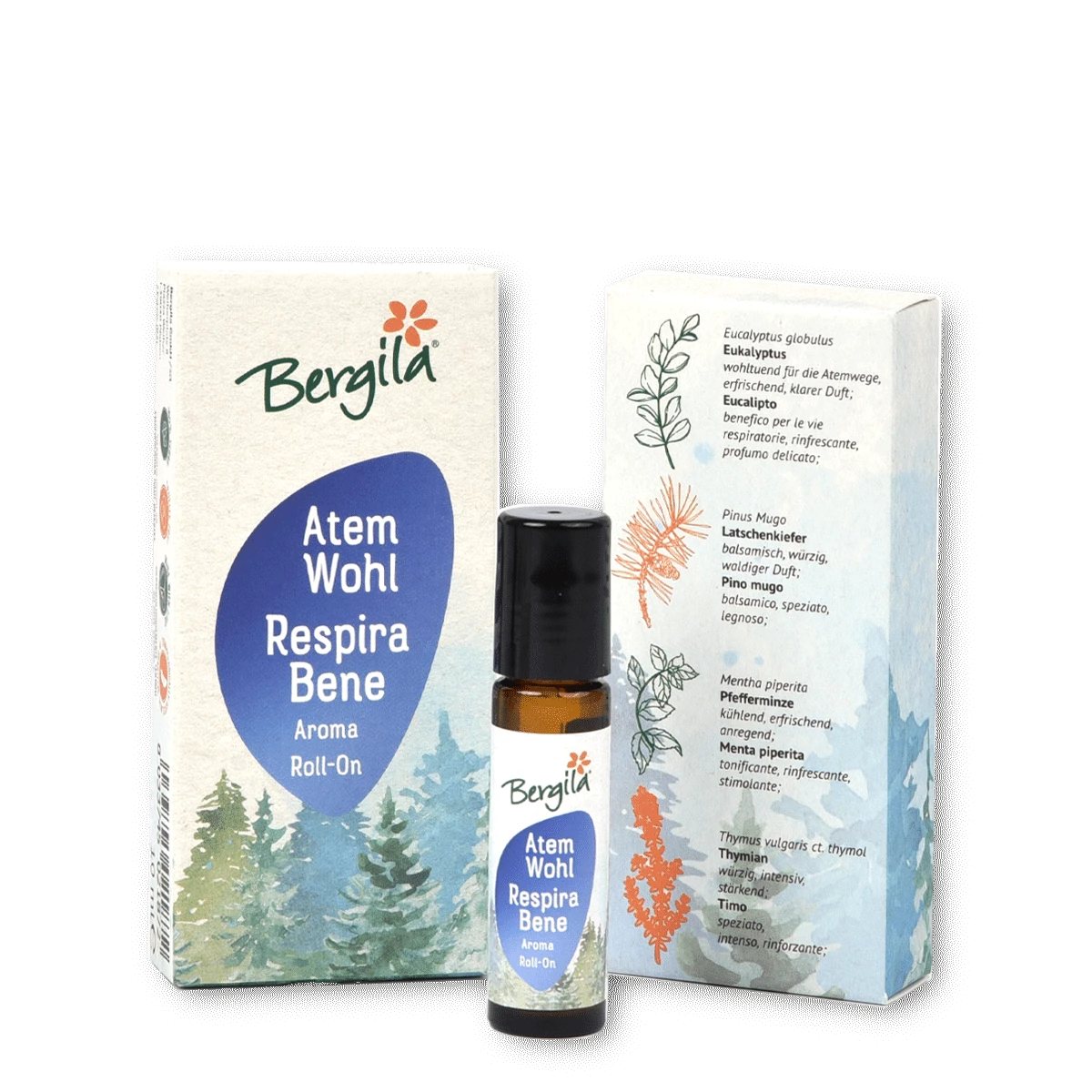 Bergila Bio Aroma Roll-On Atemwohl 10ml