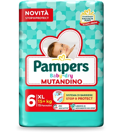 Pampers Baby Dry Pants Nr. 6 Extra Groß 15+kg 15 Stück