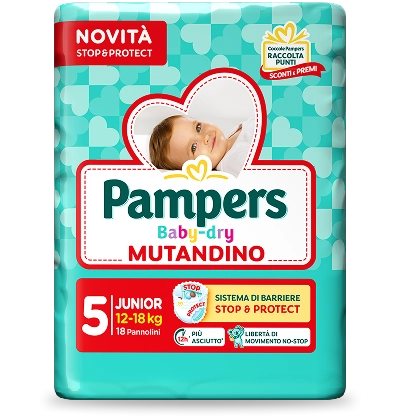 Pampers Baby Dry Pants Nr. 5 Junior 12-18kg 18Stück