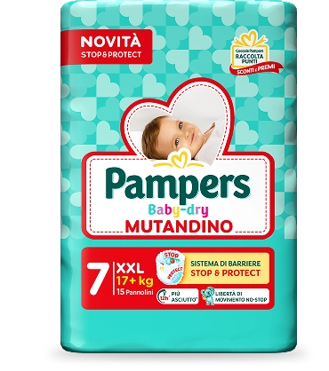 Pampers Baby Dry Pants Nr.7 XXL 17+kg 15 Stück