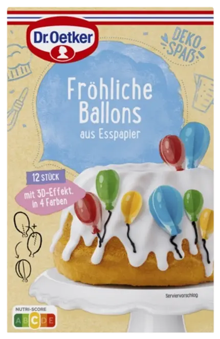 Dr. Oetker Fröhliche Ballons 12 Stück