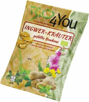 Bio4You Bonbons Ingwer&Kräuter 75g