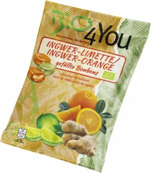 Bio4You Bonbons Ingwer&Limette 75g