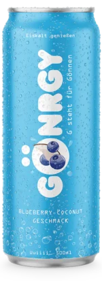 Gönrgy Energiedrink Blueberry Coconut 0,5l