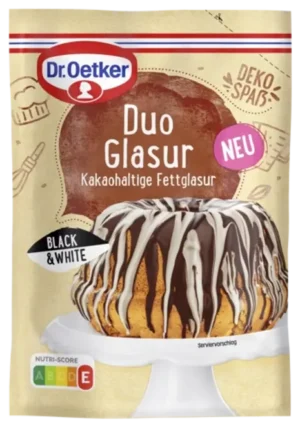 Dr. Oetker Duo Glasur Black&White 125g