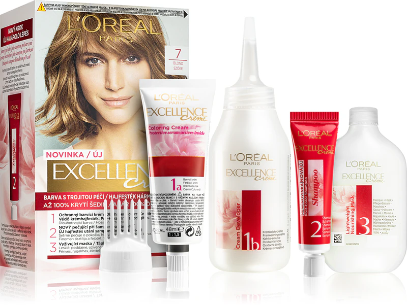 L´ORÉAL Paris Excellence Creme Haarfarbe Blond Nr.7