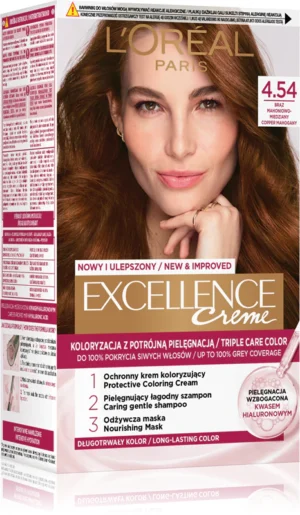 L´ORÉAL Paris Excellence Creme Haarfarbe Kupfermahagoni Nr.4.54