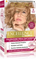 L´ORÉAL Paris Excellence Creme Helles Haarfarbe Blond Nr.8