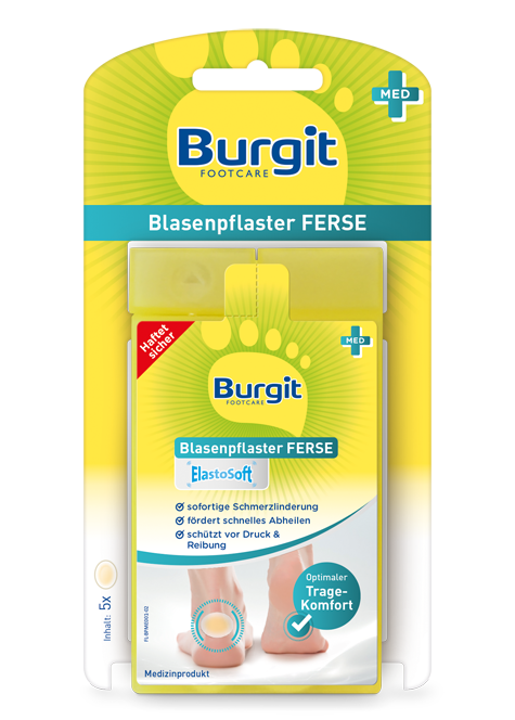 Burgit Blasenpflaster Ferse 5 Stück