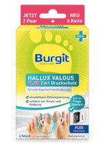 Burgit Hallux Valgus 2in1 Druckschutz 4 Stück