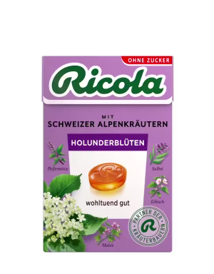 Ricola Kräuterbonbons Holunderblüten 50g